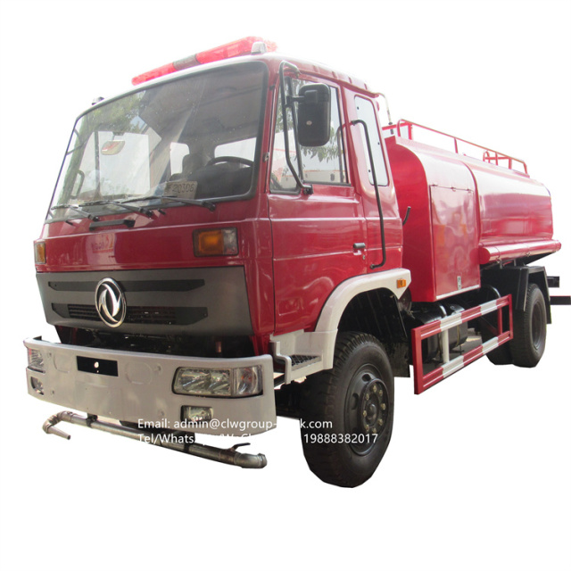 dongfeng 12-15tons fire fighting water tanker truck