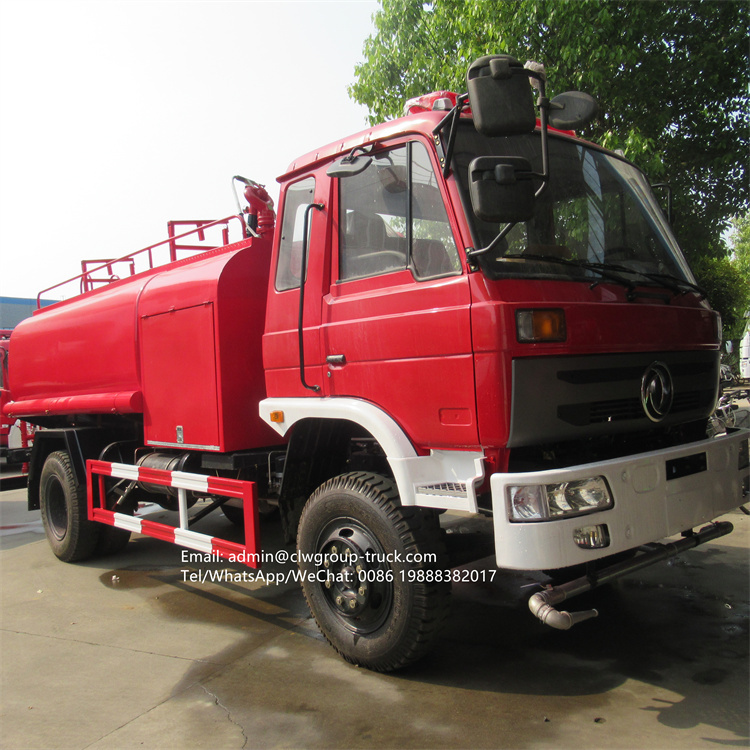 dongfeng 12-15tons fire fighting water tanker truck