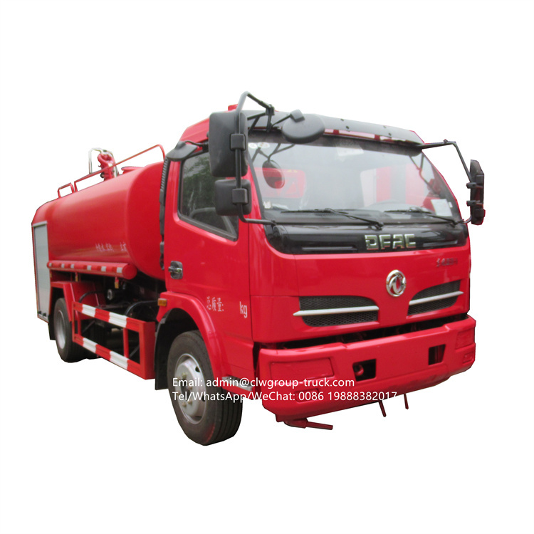 dongfeng 6-8ton fire truck with water tanker