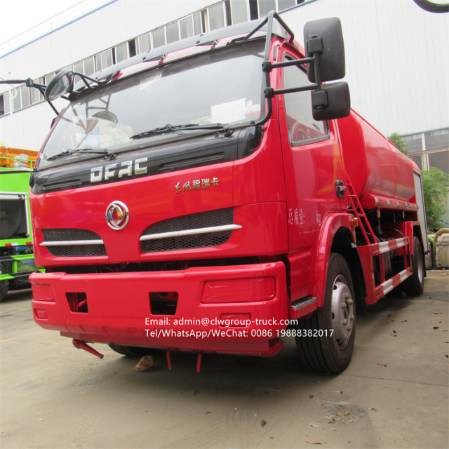 dongfeng 6-8ton fire truck with water tanker
