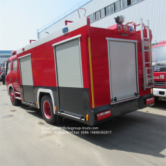 dongfeng 120hp 5-6tons water tanker fire truck