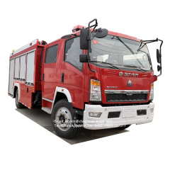 Sinotruk howo 5 tons fire truck for sale