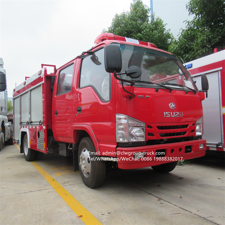 isuzu 98hp 2 tons fire engine