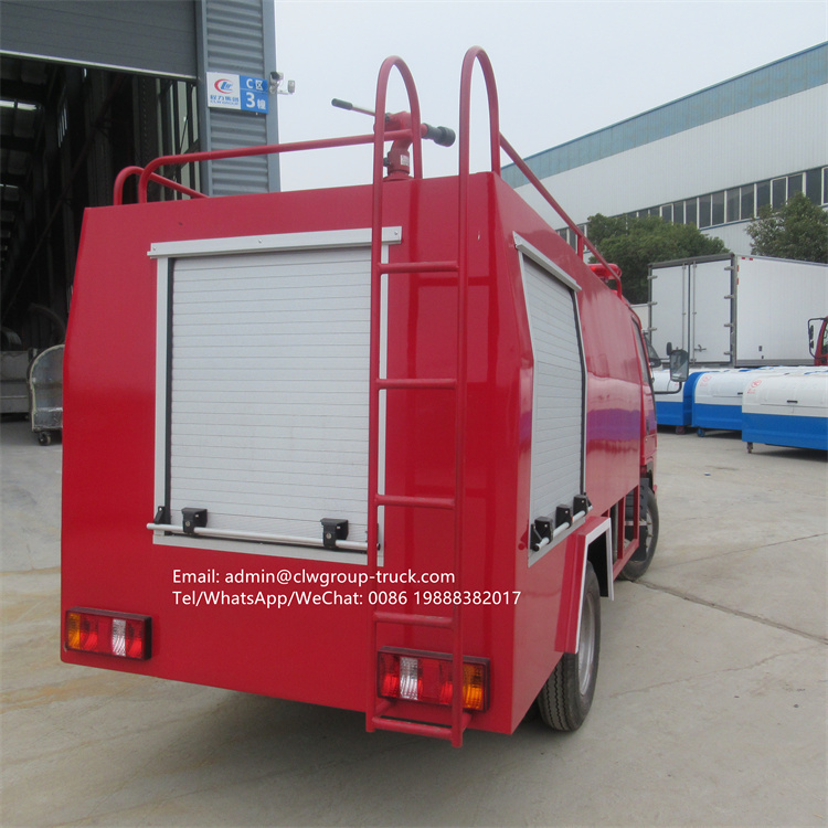 Foton 1-2tons mini tanker water fire truck