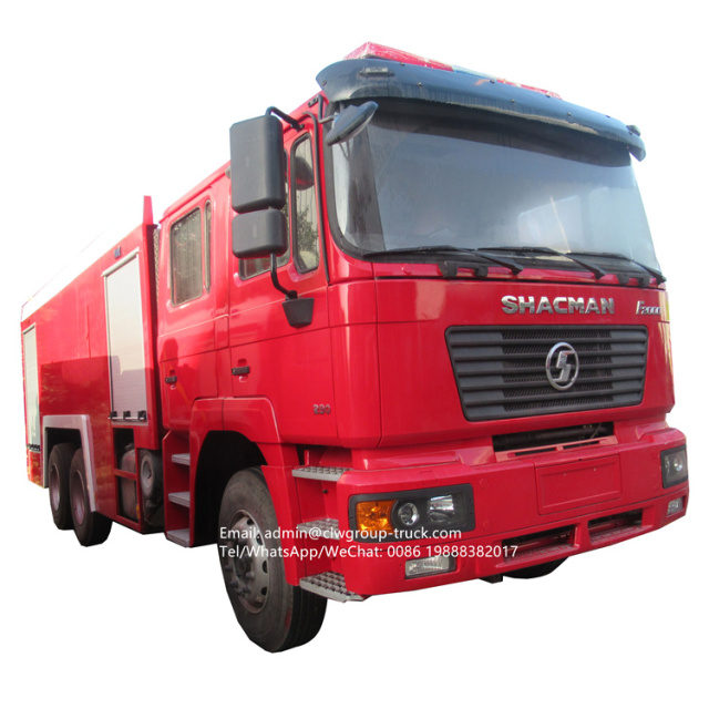 Shacman 6x4 25tons fire fighting vehicles manufacturers