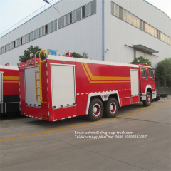 sinotruk howo 12-16tons fire and rescue fire truck