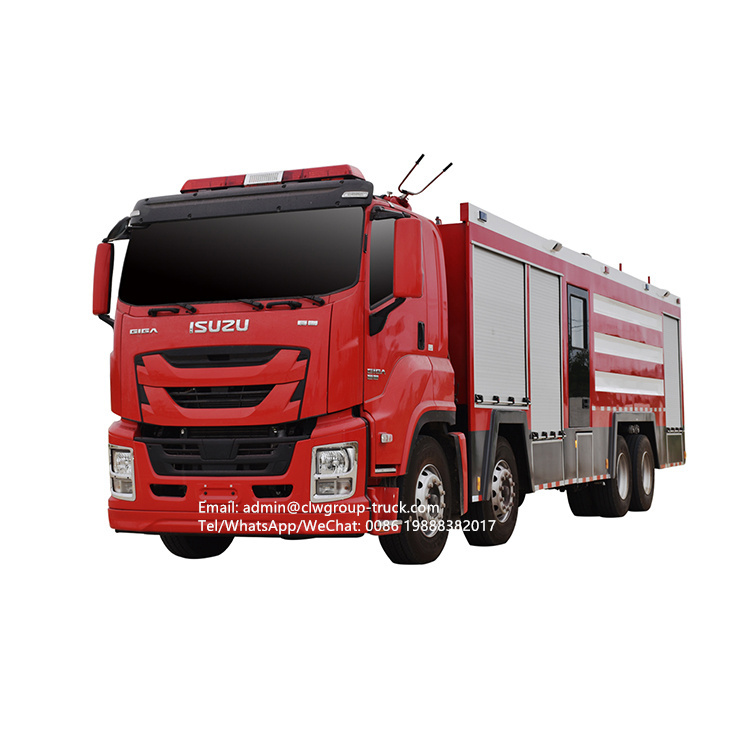 Isuzu 8x4 new water cannon fire truck