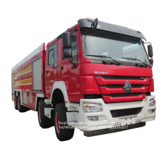 sinotruk 8x4 25tons heavy rescue fire trucks for sale