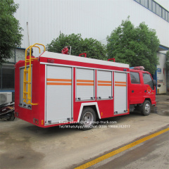 Isuzu 130hp 4 tons water tank fire fighting truck 3500l