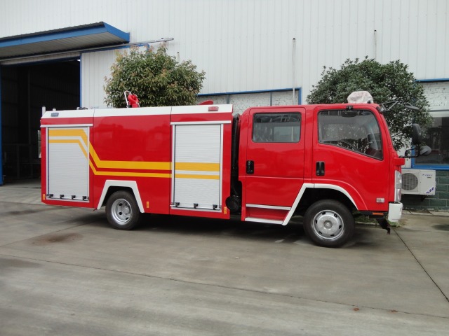 Isuzu 190hp fire extinguishers service truck