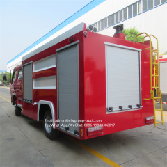 Sinotruk howo 6tons 8 tons fire truck pumper truck