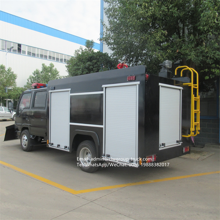 Isuzu 4000L standard fire truck dimensions