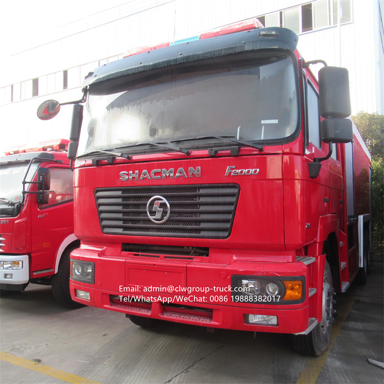 Shacman 6x4 25tons fire fighting vehicles manufacturers