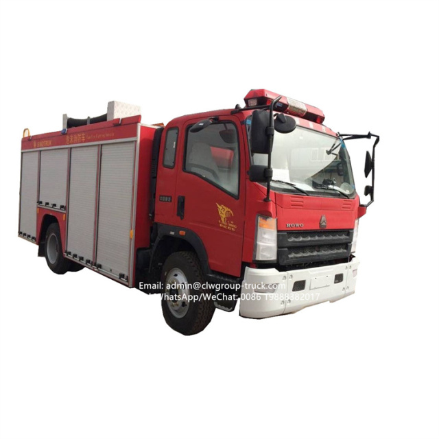 Sinotruk howo 6000L firefighting tankers truck