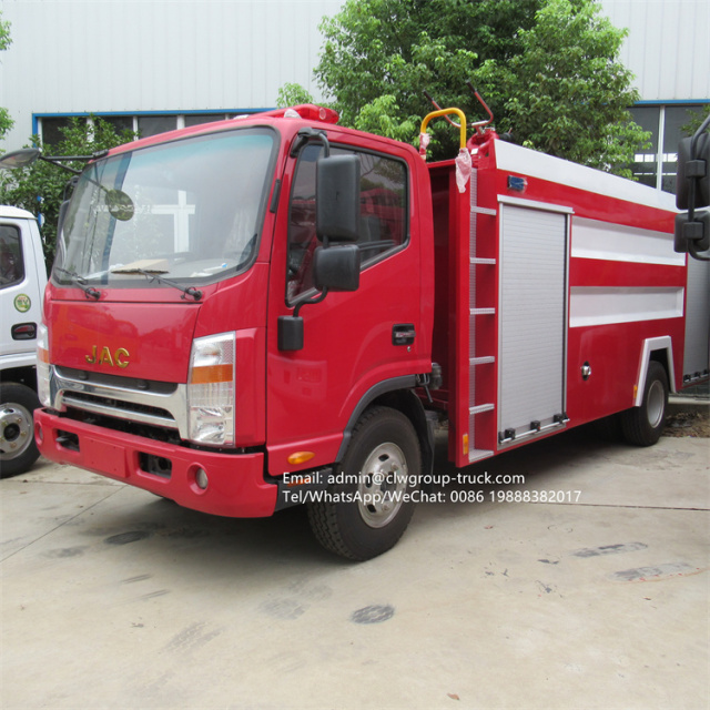 JAC 5 tons truck with fire apparatus