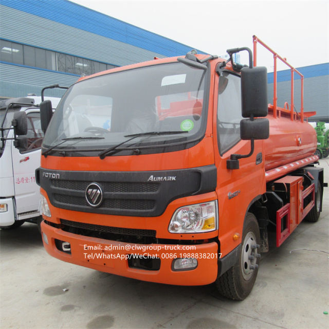 foton mobile fuel refueling trucks 6000-8000l