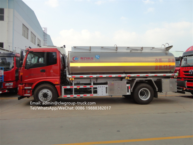 Foton truck aluminum fuel tanks 12m3 -15m3