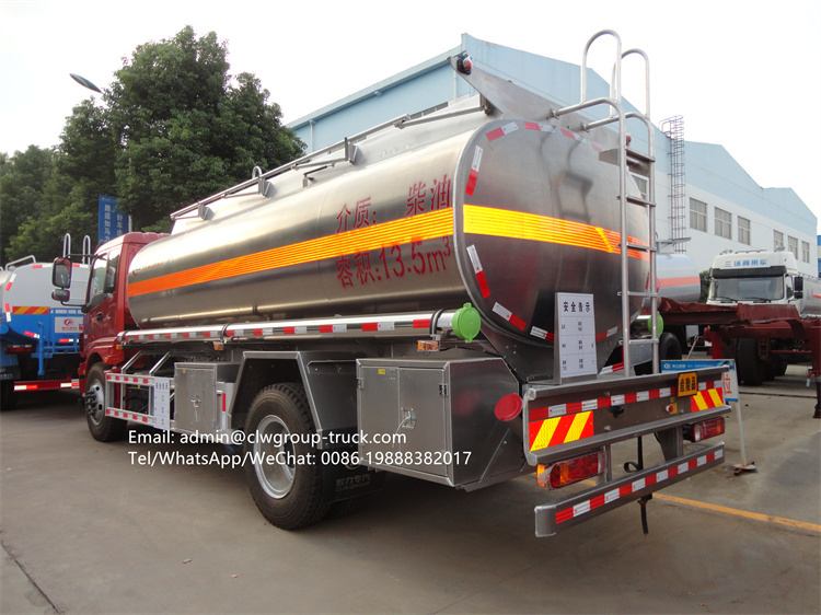 Foton truck aluminum fuel tanks 12m3 -15m3
