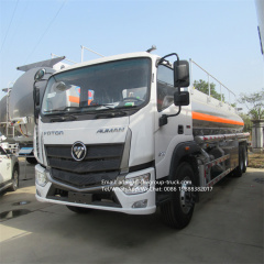 Foton 10 wheeler aluminum alloy fuel tanker truck