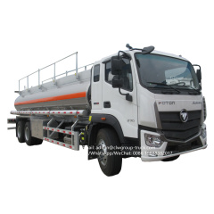 Foton 10 wheeler aluminum alloy fuel tanker truck