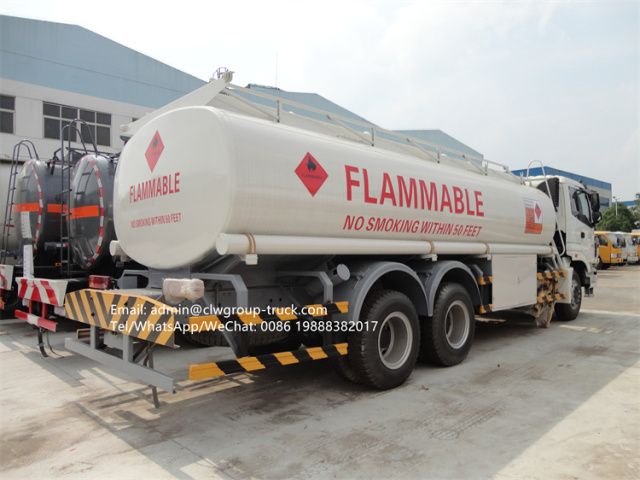 Foton 6x4 25000l fuel oil diesel gasoline tank truck