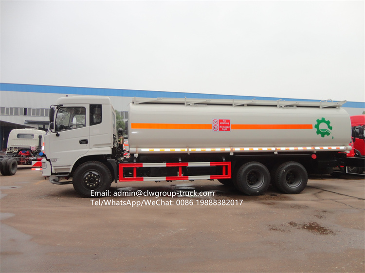 dongfeng 6x4 22m3 25m3 gasoline tank truck