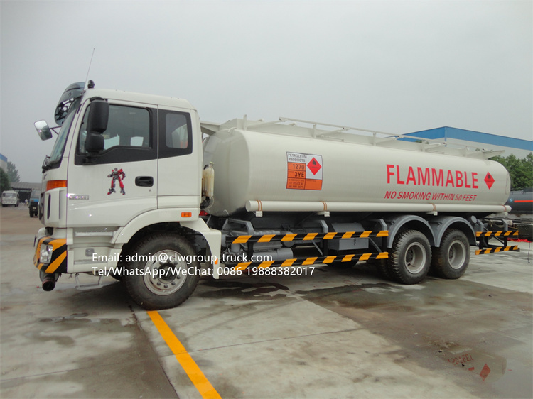 Foton 6x4 25000l fuel oil diesel gasoline tank truck