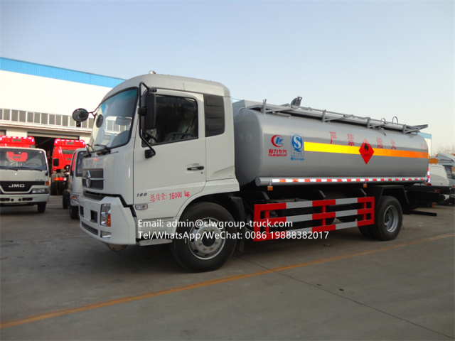 dongfeng 15m3 fuel tank truck flow meter