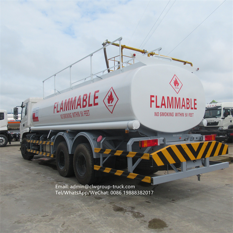 dongfeng 6x4 20m3 25m3 mobile refueling truck