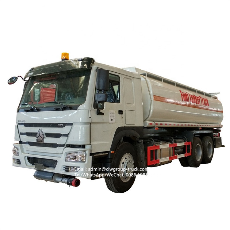 sinotruk 6x4 20 cubic meters fuel tank truck