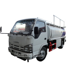 Isuzu 4x2 5000l mobile fuel dispenser truck mini