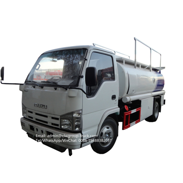 Isuzu 4x2 5000l mobile fuel dispenser truck mini