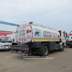 6 wheel shacman fuel oil tank truck 15m3