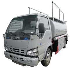 Isuzu new 4 ton diesel oil tanker truck