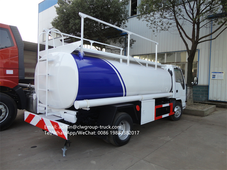 Isuzu 4x2 5000l mobile fuel dispenser truck mini