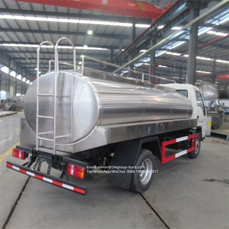 Foton 3000-5000l insulated milk tankers truck