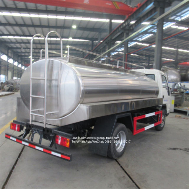 Foton 3000-5000l insulated milk tankers truck
