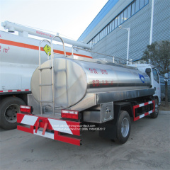 dongfeng 3000-5000l milk tank truck