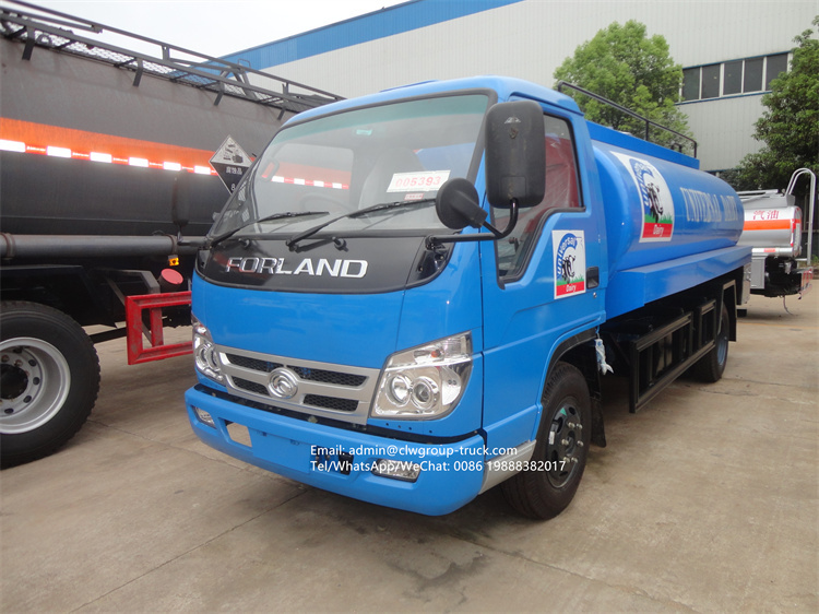 Foton 3000-5000l insulated milk tankers truck