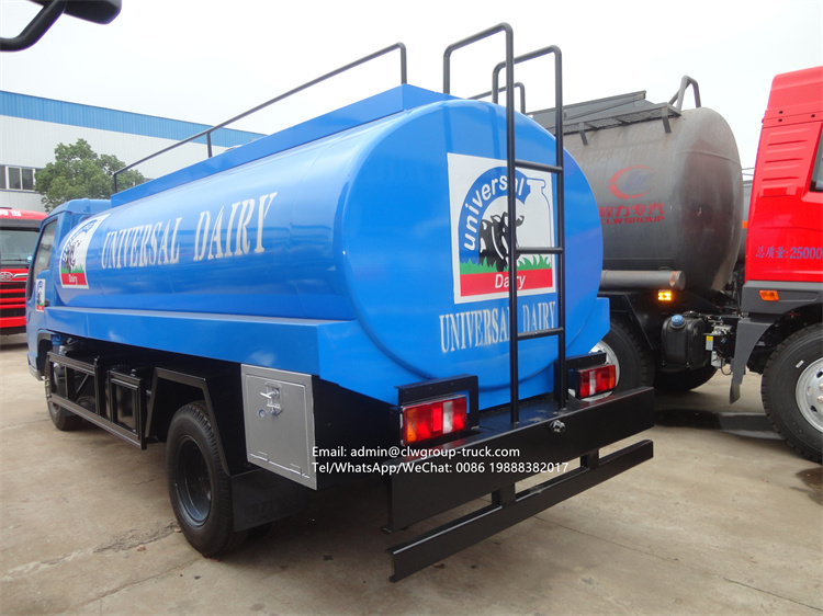 Foton 3000-5000l insulated milk tankers truck