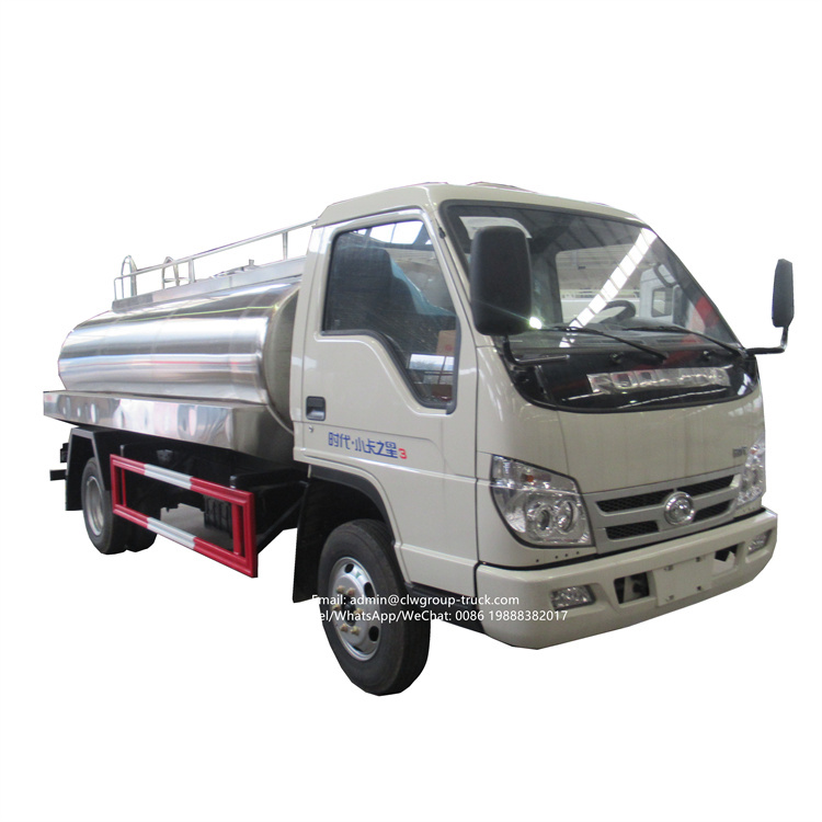 Foton 3000-5000l insulated milk tankers truck