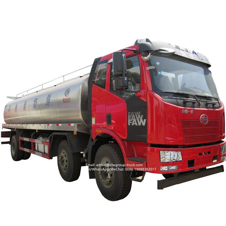 FAW 6X2 18-22m3 milk tanker truck