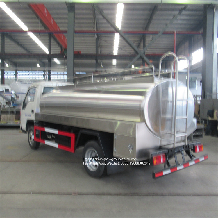 Foton 3000-5000l insulated milk tankers truck