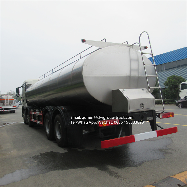 sinotruk 8x4 25m3-30m3 milk transport vehicle