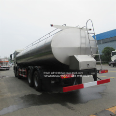 sinotruk 8x4 25m3-30m3 milk transport vehicle