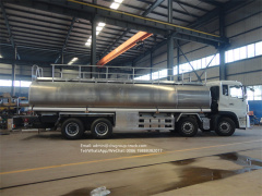 Dongfeng 8x4 25-30tons milk tank transport inox truck