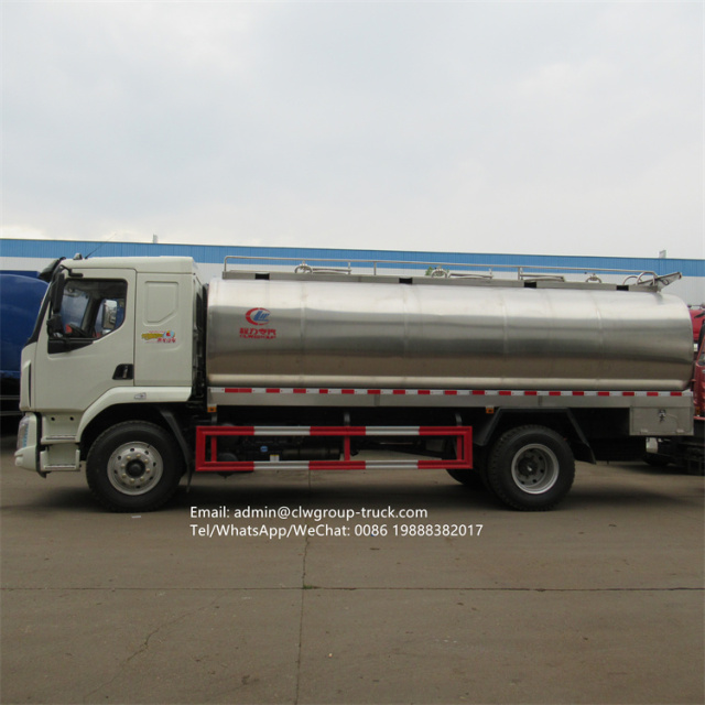 dongfeng Liuqi 10-15tons milk transfer truck