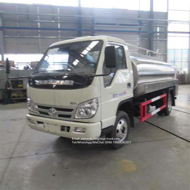 Foton 3000-5000l insulated milk tankers truck