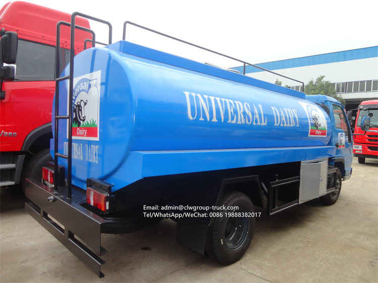 Foton 3000-5000l insulated milk tankers truck