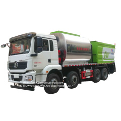 Shacman 8x4 24m3 asphalt synchronous chip sealer